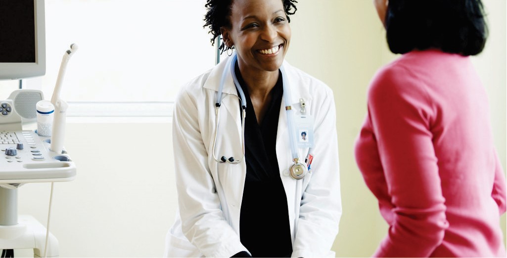 Doctor caring, healthcare of patient